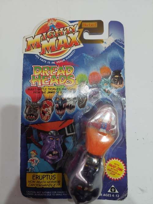 MOC 1993 MIGHTY MAX ERUPTUS Vintage Figures
