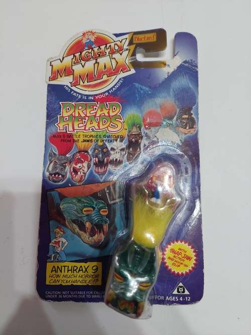 MOC 1993 MIGHTY MAX ANTHRAX Vintage Figures