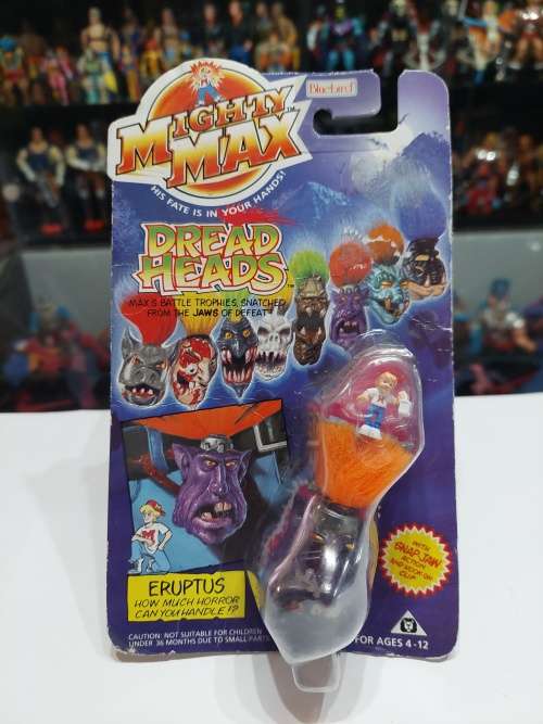 MOC 1993 MIGHTY MAX ERUPTUS Vintage Figures