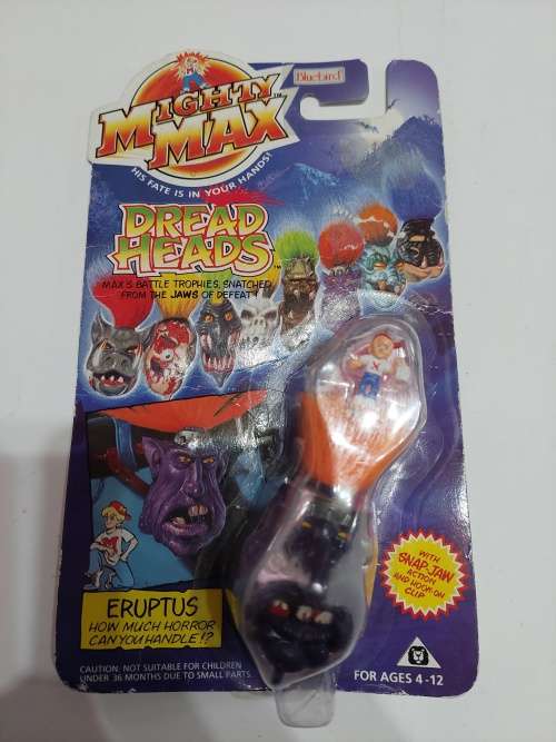 MOC 1993 MIGHTY MAX ERUPTUS Vintage Figures
