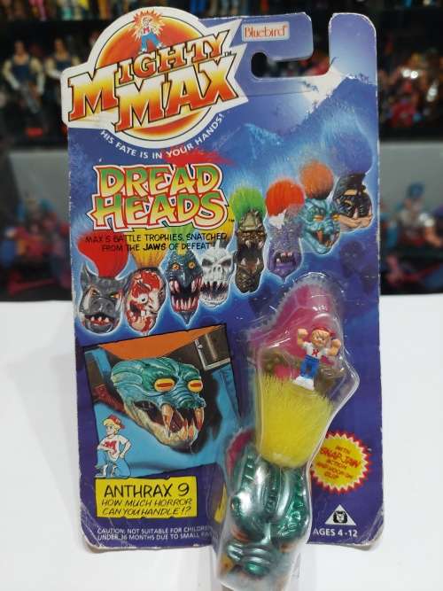MOC 1993 MIGHTY MAX ANTHRAX Vintage Figures