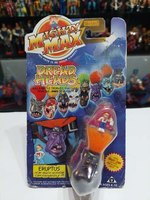 MOC 1993 MIGHTY MAX ERUPTUS Vintage Figures