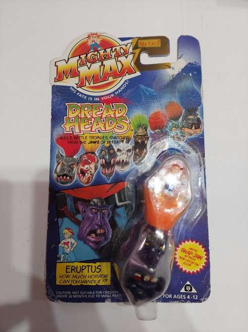 MOC 1993 MIGHTY MAX ERUPTUS Vintage Figures