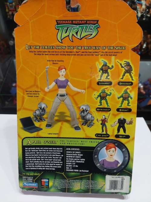 2003 MOC TMNT APRIL O NEIL Teenage Mutant Ninja Turtles
