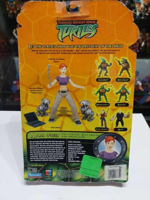 2003 MOC TMNT APRIL O NEIL Teenage Mutant Ninja Turtles