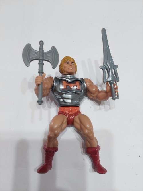 1984 Complete Battle Armor He-Man of He-Man Masters of the Universe (MOTU) Vintage Figure #33