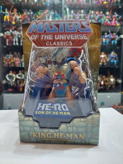 MOTUC KING HE-MAN (MOC) Masters Of The Universe Classics Figure He-Man