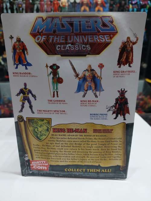 MOTUC KING HE-MAN (MOC) Masters Of The Universe Classics Figure He-Man
