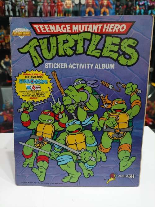 1989 TMNT STICKER ALBUM 61/180 Vintage Figure