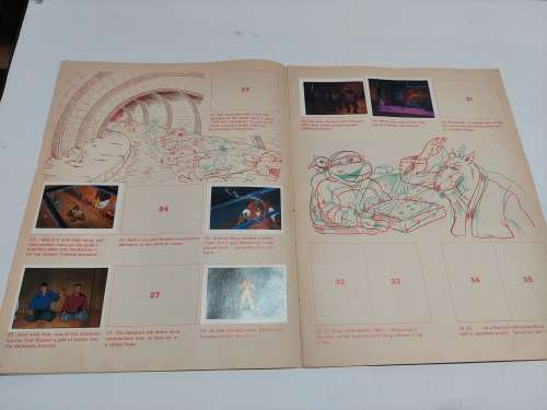 1989 TMNT STICKER ALBUM 61/180 Vintage Figure