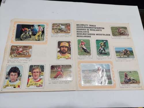 1979 MOTO SPORT PANINI STICKER Album 287/324 STICKERS PRESENT