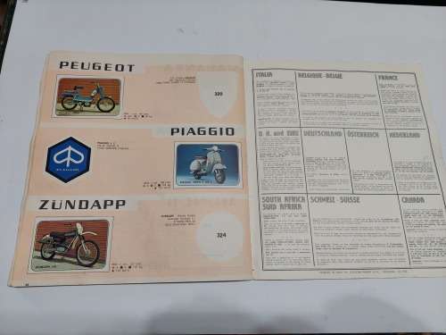 1979 MOTO SPORT PANINI STICKER Album 287/324 STICKERS PRESENT