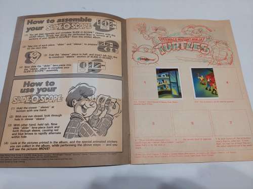 1989 TMNT STICKER ALBUM 31/180 Vintage Figure