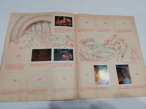 1989 TMNT STICKER ALBUM 31/180 Vintage Figure