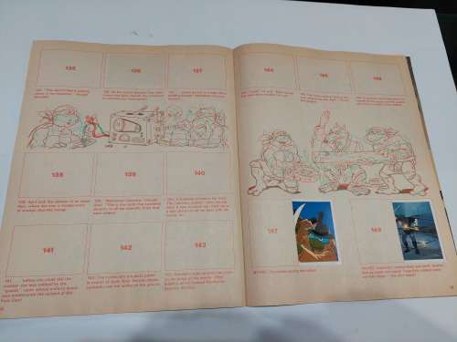 1989 TMNT STICKER ALBUM 31/180 Vintage Figure