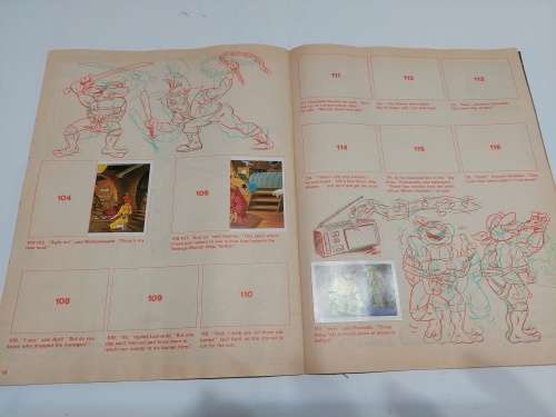 1989 TMNT STICKER ALBUM 31/180 Vintage Figure
