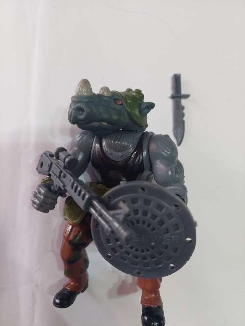 1988 Complete ROCKSTEADY Vintage Figure Teenage Mutant Ninja Turtles 45