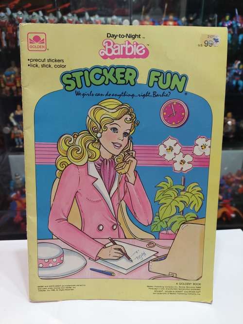 1985 BARBIE Sticker FUN BOOK Vintage Figure