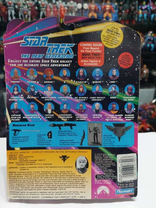 MOC 1993 Star Trek Commander SELA Vintage Figure