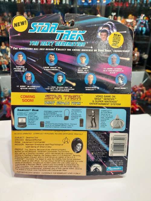 MOC 1993 Star Trek LT Commander DEANNA TROI Vintage Figure