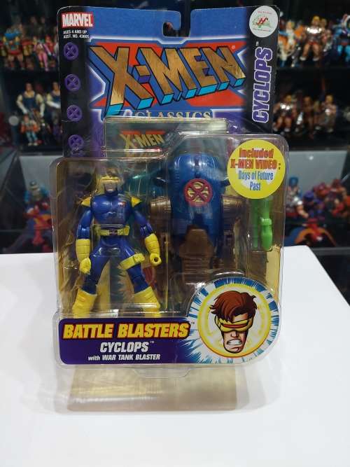 MOC 2000 X-MEN BATTLE BLASTERS CYCLOPS Toy Biz Figure
