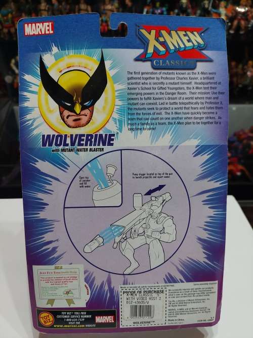 MOC 2000 X-MEN BATTLE BLASTERS WOLVERINE Toy Biz Figure