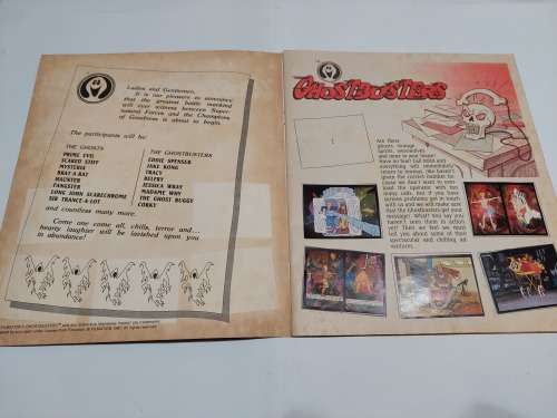 1987 FILMATION GHOSTBUSTERS PANINI STICKER ALBUM 64/240 Stickers Present Vintage Figure