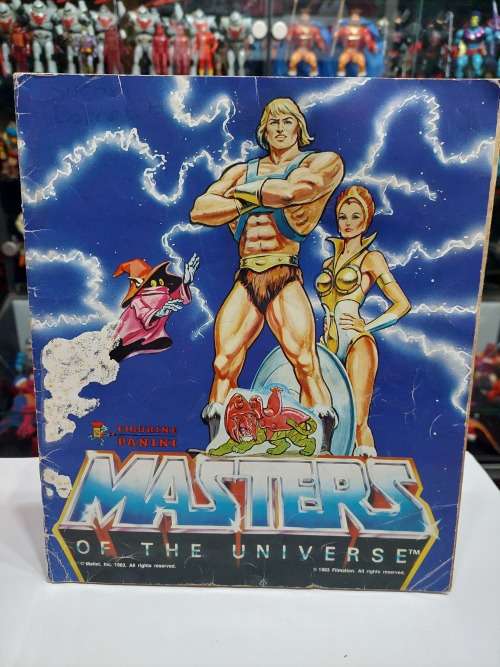 1983 MOTU PANINI STICKER ALBUM 215/216 STICKERS PRESENT He-Man-Masters of the Universe