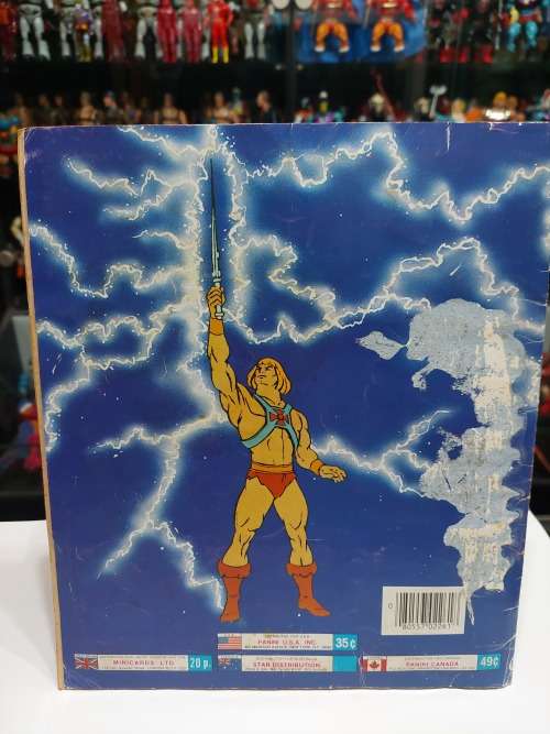1983 MOTU PANINI STICKER ALBUM 215/216 STICKERS PRESENT He-Man-Masters of the Universe