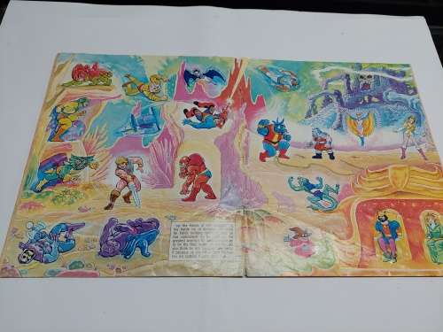 1983 MOTU PANINI STICKER ALBUM 215/216 STICKERS PRESENT He-Man-Masters of the Universe