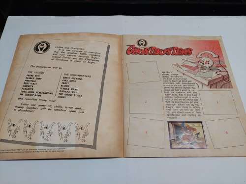1987 Filmation Ghostbusters Panini Sticker Album 32/240 Stickers Present Vintage Figure