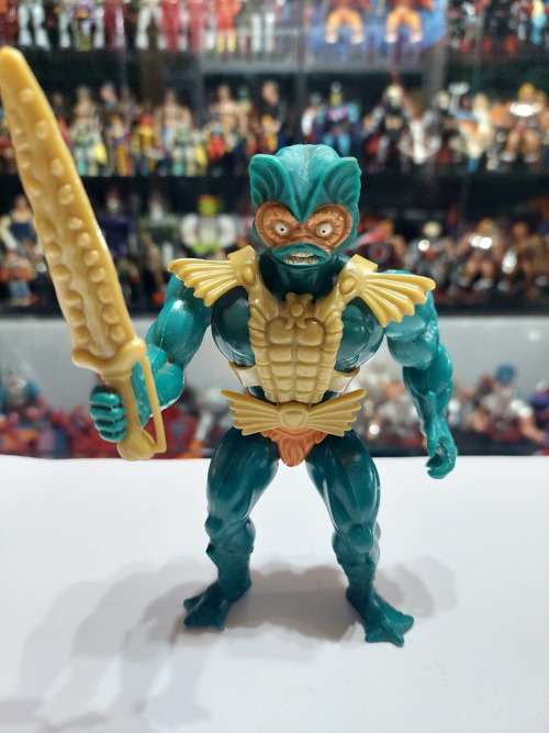1982 Complete Mer-Man of He-Man-Masters of the Universe 16 (MOTU) Vintage Figure