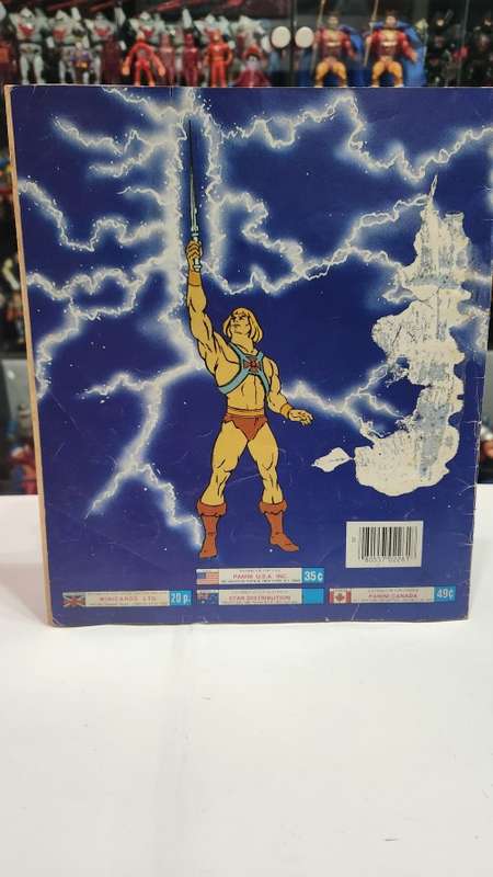 1983 MOTU PANINI STICKER ALBUM 98/216 STICKERS PRESENT He-Man Masters of The Universe