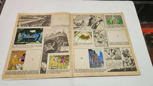 1983 MOTU PANINI STICKER ALBUM 98/216 STICKERS PRESENT He-Man Masters of The Universe