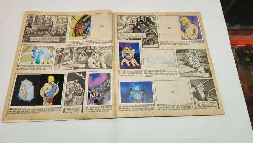 1983 MOTU PANINI STICKER ALBUM 98/216 STICKERS PRESENT He-Man Masters of The Universe