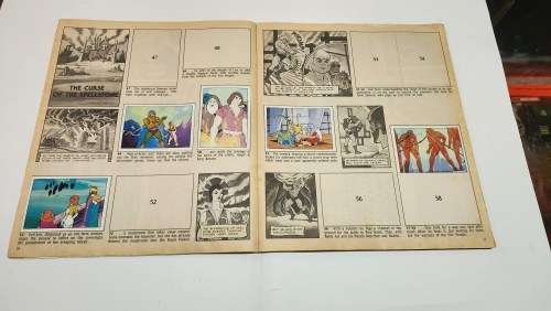 1983 MOTU PANINI STICKER ALBUM 98/216 STICKERS PRESENT He-Man Masters of The Universe