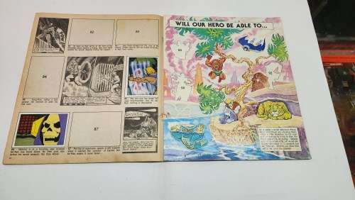 1983 MOTU PANINI STICKER ALBUM 98/216 STICKERS PRESENT He-Man Masters of The Universe