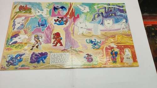 1983 MOTU PANINI STICKER ALBUM 98/216 STICKERS PRESENT He-Man Masters of The Universe
