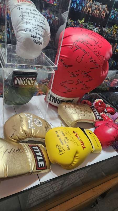 SIGNED BOXING GLOVE COLLECTION