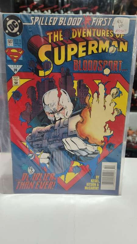 1992 Comic THE ADVENTURES OF SUPERMAN BLOODSPORT