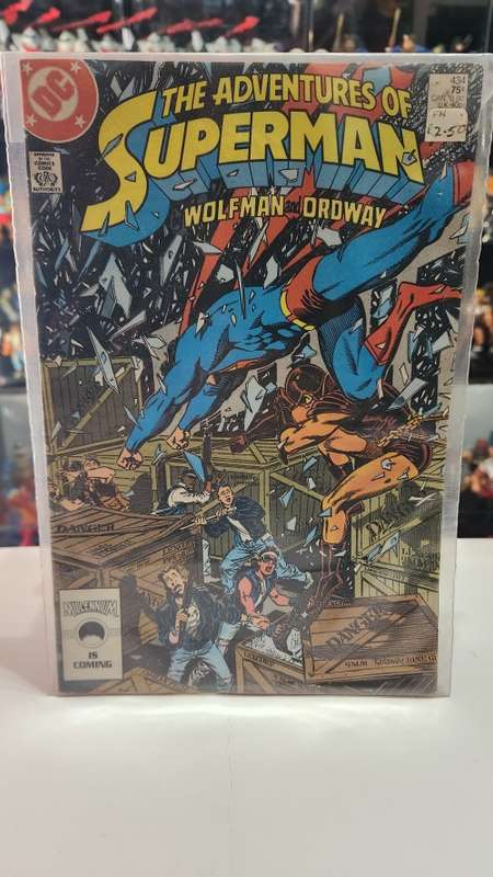 1987 COMIC THE ADVENTURES OF SUPERMAN WOLFMAN AND ORDWAY
