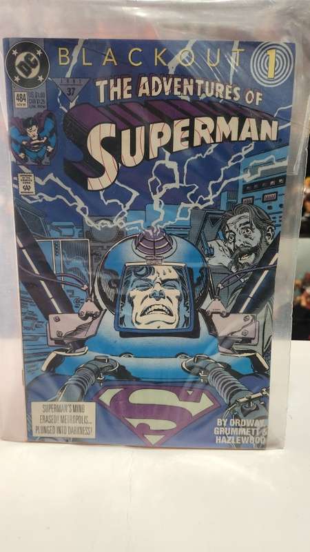 1991 COMIC THE ADVENTURES OF SUPERMAN BLACKOUT 1