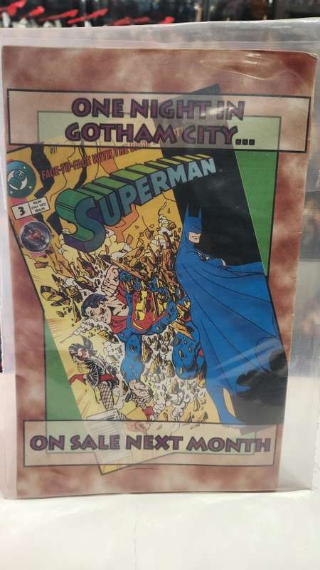 1995 COMIC THE LEGEND CONTINUES SUPERMAN