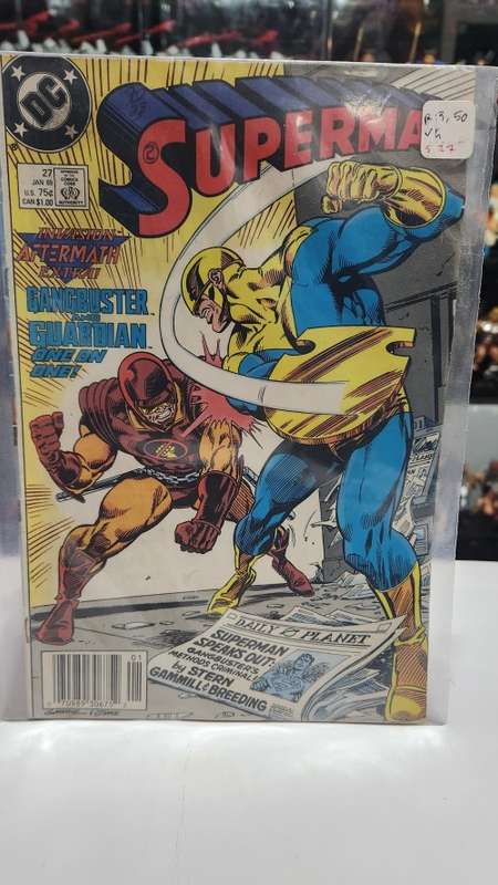1989 Comic SUPERMAN GANGBUSTER AND GUARDIAN