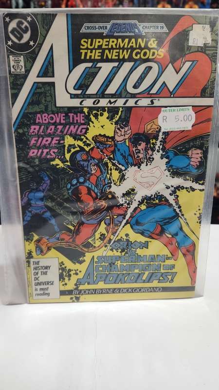 1987 Comic ACTION COMICS ORION VS SUPERMAN CHAMPION OF APOKOLIPS