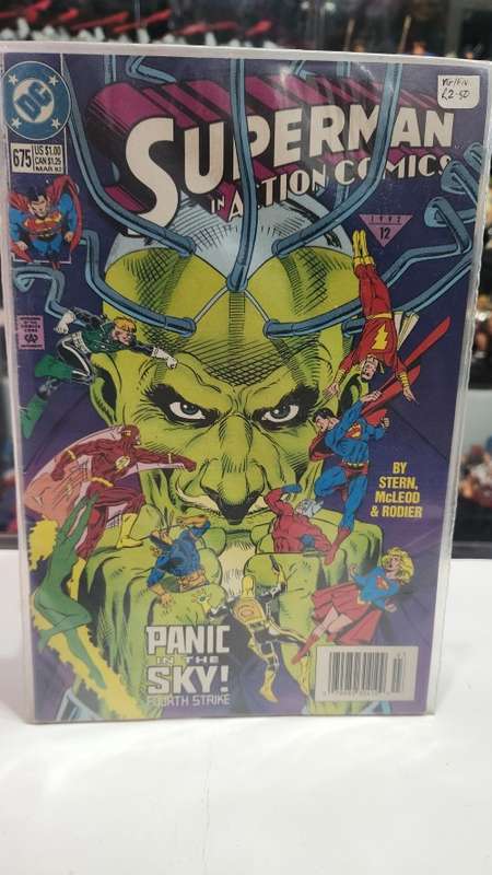 1992 Comic SUPERMAN IN ACTION COMICS PANIC IN THE SKY