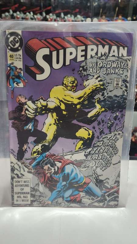 1990 Comic SUPERMAN THE 4 ARMED TERROR LASHES OUT