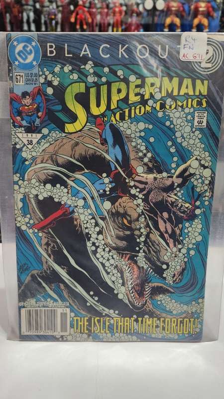 1991 Comic SUPERMAN IN ACTION COMICS THE ISLE THAT TIME FORGOT