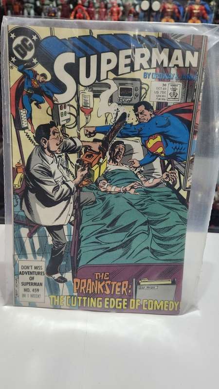 1989 Comic SUPERMAN THE PRANKSTER THE CUTTING EDGE