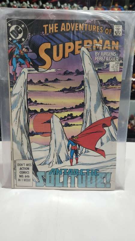 1989 Comic THE ADVENTURES OF SUPERMAN ANTARCTIC SOLITUDE